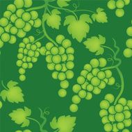 Green Grapevines Seamless Repeating Pattern
