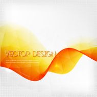 Abstract orange line vector background