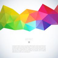 Abstract triangle colorful background N3