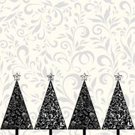Seamless pattern with Christmas trees N16