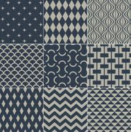 seamless paper textured retro pattern N3
