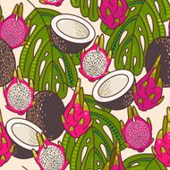 Seamless pitaya and coconut N2