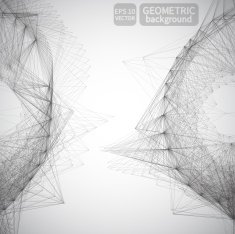 Communication Background Abstract geometric shapes Vector