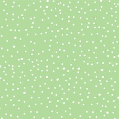 Green And White Polka-Dots On Yellow