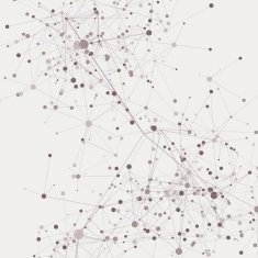 Concrete Digital Branch Connection Pattern Square
