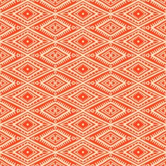 tribal orange and yellow pattern