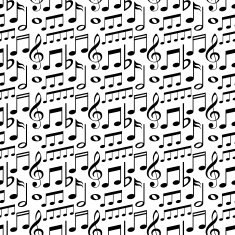 Musical notes pattern N2