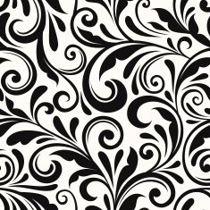 Vintage seamless floral pattern Vector illustration