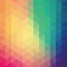 Colourful hexagon abstract background