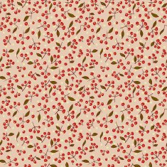 red berries pattern