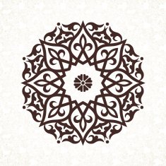 Vector vintage pattern in Victorian style