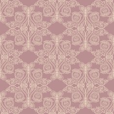 Pink baroque pattern