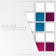 Vector Abstract geometric shape from gray cubes N5
