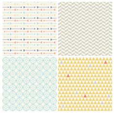 Four Seamless Geometric Patterns