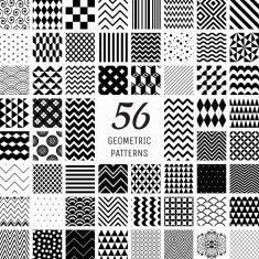 56 Vector Geometric Seamless Patterns