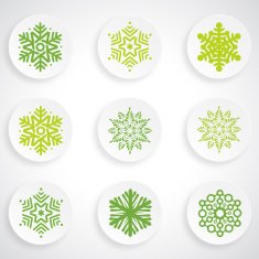 set of abstract color plate pattern for design N8