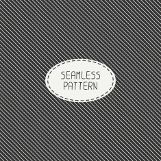 Vector retro diagonal stripes geometric seamless pattern