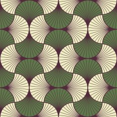 vintage pattern of leaves