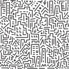 city - seamless vector background