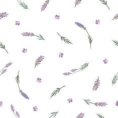 Watercolor floral pattern N18