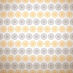 Yellow and gray designed wallpaper on white N2