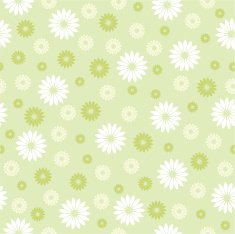 One credit spring seamless pattern