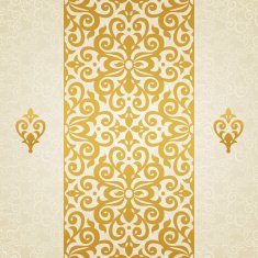 Vector seamless border in Victorian style N14