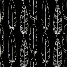 Seamless pattern with feathers N22