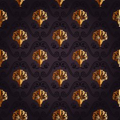 gold background Seamless decor vintage