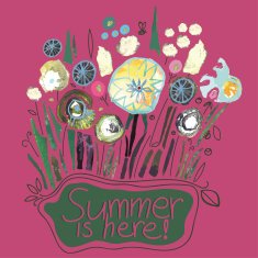 Floral painted pattern