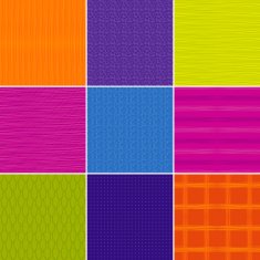 Set of Colourful Elegant Seamless Patterns