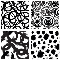 Hand Painted Abstract Patterns