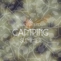 Summer camping background