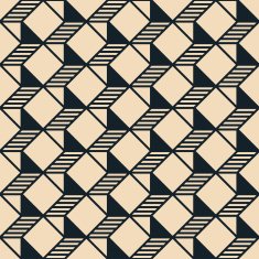 diagonal outline pattern of geometric shapes
