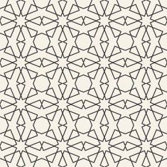 Abstract seamless geometric islamic wallpaper pattern N2