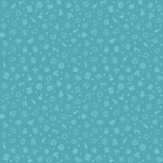 Blue Seamless Medical Pattern