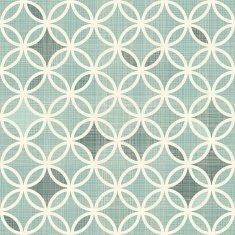 Blue seamless pattern with retro circles