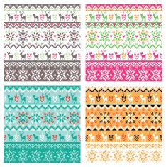Scandinavian pattern swatch
