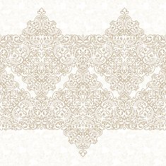 Vector seamless border in Eastern style N17