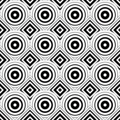 Seamless geometric background simple black and white stripes