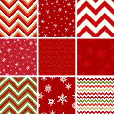 Christmas seamless pattern set N4
