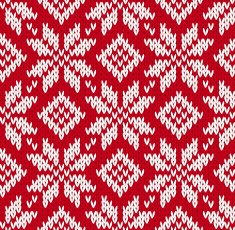 Nordic knitted seamless pattern N2