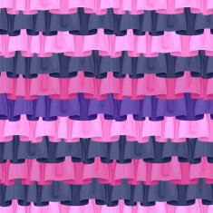 Color ruffles seamless pattern Frills background