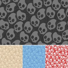 Seamless skull background N6
