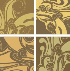 curly pattern squares N2
