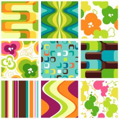 Seamless retro patterns N5
