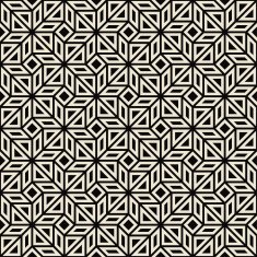 classic geometric black and white pattern