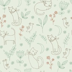 Cats in the Garden N2