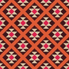 Seamless geometric ethnic pattern N7