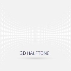 Abstract perspective background with halftone